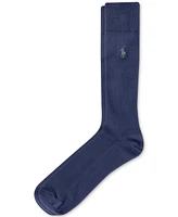 Polo Ralph Lauren Men's Supersoft Ribbed Crew Socks