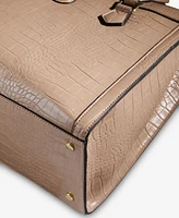 Giani Bernini Croc Medium Book Tote, Created for Macy's