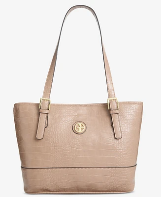 Giani Bernini Croc Medium Tote, Created for Macy's