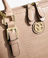 Giani Bernini Croc Dome Medium Satchel, Created for Macy's