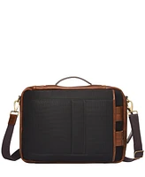 Fossil Men's Buckner Leather Convertible Backpack
