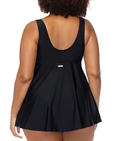 Raisins Curve Trendy Plus Lucia Twist-Front Swimdress