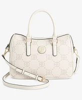 Giani Bernini Monogram Signature Dip Small Satchel, Created for Macy's