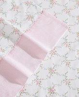Laura Ashley 200-Thread Count Cotton Percale 4 -Pc. Sheet Set, Queen
