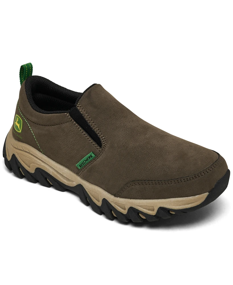 Skechers Little Boys John Deere: Rugged Ranger-Tractor-Brisk Slip-On Casual Sneakers from Finish Line