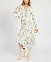 En Saison Petra Tie Neck Blouse Petra Asymmetrical Skirt