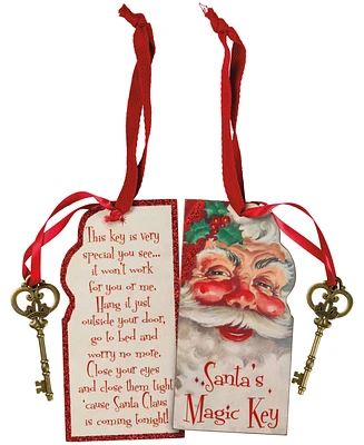 Primitives by Kathy Santa's Magic Key Ornament