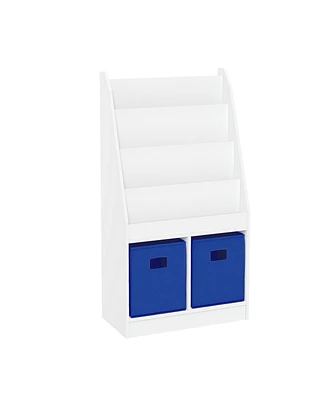 Kids Book Rack with 2 Cubbies