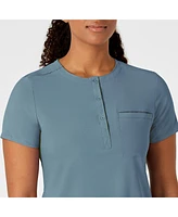 Wink Plus Renew Mandarin Collar Tuck-In Scrub Top