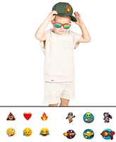 Rabble Clothing Unisex Kids' Baseball Cap with Intergalactic Emoji Fun Dabblz Bundle