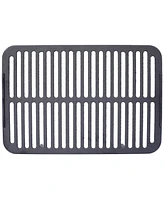 Oval Cast Iron Grill Outdoor, Portable Charcoal Grill and Tabletop Cast Iron Skillet