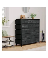 gaomon Dresser For Bedroom With 12 Drawer, Dressers & Chests Of Drawers For Hallway, Entryway, Storage Organizer Unit With Fabric, Sturdy Metal Frame