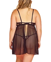 Hautys Plus Babydoll Lingerie Set