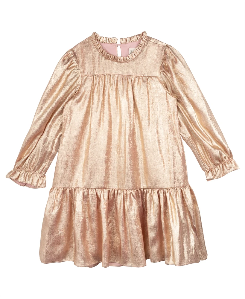 Rare Editions Little Girls Shimmer Party Dress