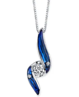 Sirena Jeans Diamond Pendant Necklace (1/ ct. t.w.) in 14k White Gold