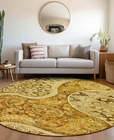Addison Chantille Machine Washable ACN1078 8'x8' Round Area Rug