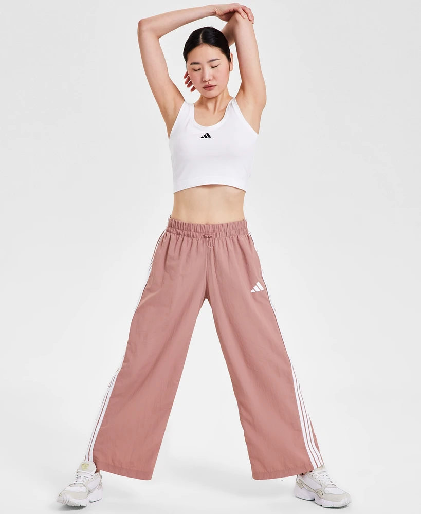 adidas Women's Three Stripe Parachute Pants