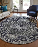 Addison Chantille Machine Washable ACN985 8'x8' Round Area Rug