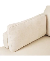 Mirod Oversized Accent Chair - Comfortable Armrest Cushions, Versatile Neutral Style, Elegant Design