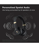 Beats Solo 4 - Wireless Bluetooth On-Ear Headphones, Apple & Android Compatible, Up to 50 Hours of Battery Life - Black & Gold