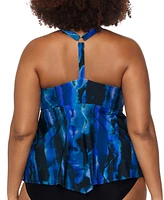 Raisins Curve Trendy Plus Aviva Underwire Tankini Top