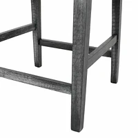 The Pop Home 26-Inch Upholstered Counter Height Bar Stool with Wood Legs, Accent Chair for Kitchen or Living Room (1PK)-The Pop Home