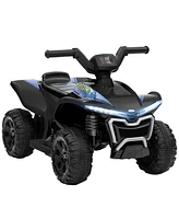 Qaba Kids Atv Quad, 6V Ride On Toy with Rechargeable Battery,