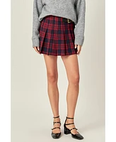 English Factory Women's Check Skort