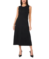 Vince Camuto Women's Ribbed Midi Sweater Dress