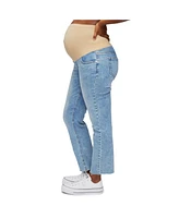 Motherhood Maternity Secret Fit Over the Bump Straight Leg Denim Jeans