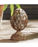 Napa Home & Garden Weathered Metal Artichoke Finial