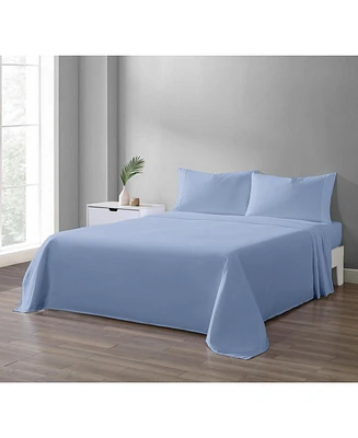 Micropuff Full Size Flat Sheet Only (81 x 96) - White