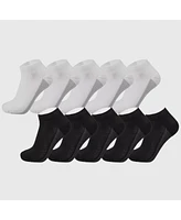 Alpine Swiss Men's Athletic Performance Low Cut Ankle Socks Cotton Multipack Sock