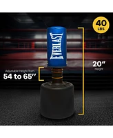 Everlast Powercore Free Standing Heavy Duty Fitness Training Bag with Kit, Blue