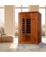 Dynamic Saunas Venice Elite 2 Person Ultra Low Emf Infrared Therapy Home Sauna