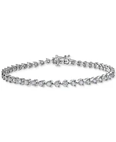 Diamond Bezel Tennis Bracelet (2 ct. t.w.) in 14k White Gold