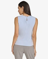 Calvin Klein Petite Pleat-Neck Camisole