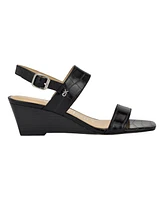 Calvin Klein Women's Kayor Strappy Open Toe Wedge Sandals