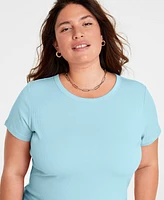 On 34th Women's Ribbed T-Shirt, Xxs-4X, Created for Macy's