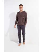 Hom Usa Men's Long Sleepwear