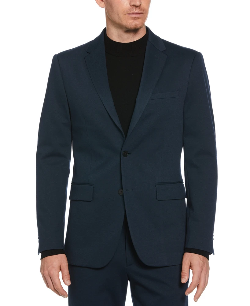 Perry Ellis Men's Slim Fit Knit Solid Suit Jacket