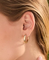 Le Vian Anywear Everywear Blueberry Sapphire (1/6 ct. t.w.) & White Sapphire (1/10 ct. t.w.) Hoop Earrings in 14k Honey Gold