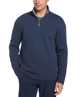 Perry Ellis Men's Slim Fit Long Sleeve Neo Quarter-Zip Jacket