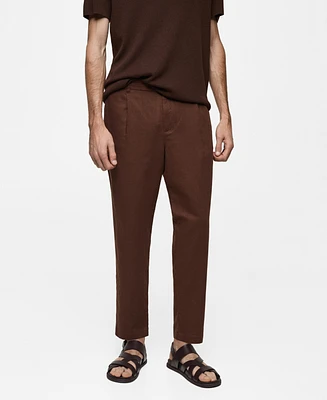 Mango Men's Slim-Fit Drawstring Pants