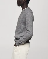 Mango Men's Marled Wool-Knit Sweater