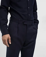 Mango Men's Virgin Wool Slim-Fit Suit Pants