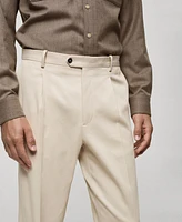 Mango Men's Cotton-Twill Trousers