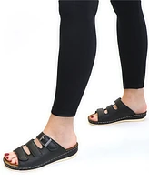 Easy Street Women's Pinterry Comfort Slide Sandals