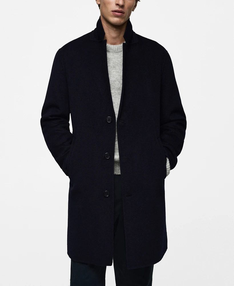 Mango Men's Wool Coat