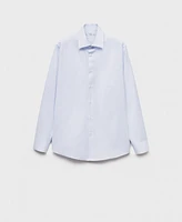 Mango Men's Slim-Fit Cotton Dress Shirt